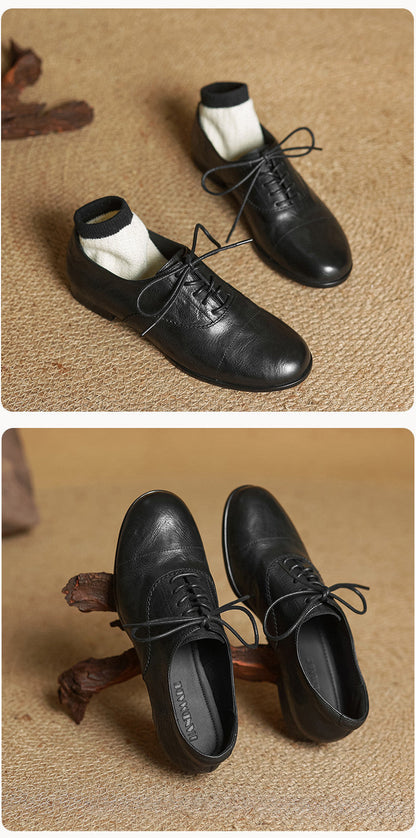 Women’s Brown Oxford Flats