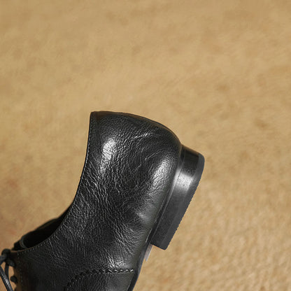 Women’s Brown Oxford Flats