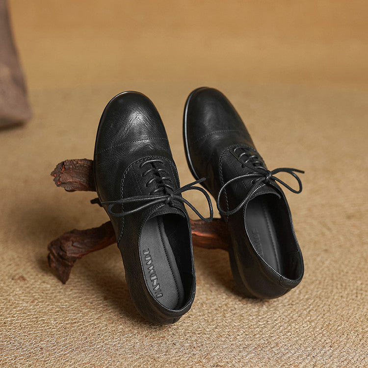 Women’s Brown Oxford Flats