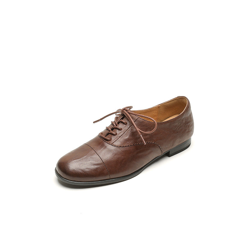 Women’s Brown Oxford Flats