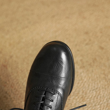 Women’s Brown Oxford Flats