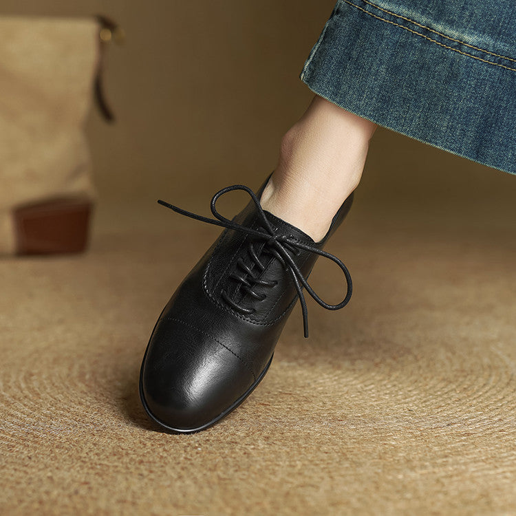 Women’s Brown Oxford Flats