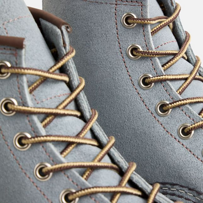 Grey Suede Moc Toe Boots