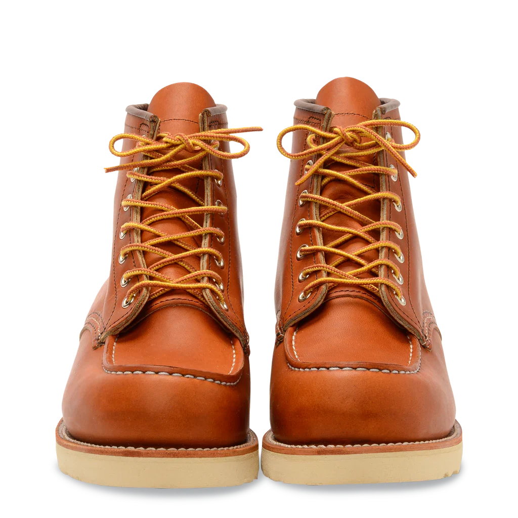 Men's Genuine Leather Moc Toe Boots - 4 Colors