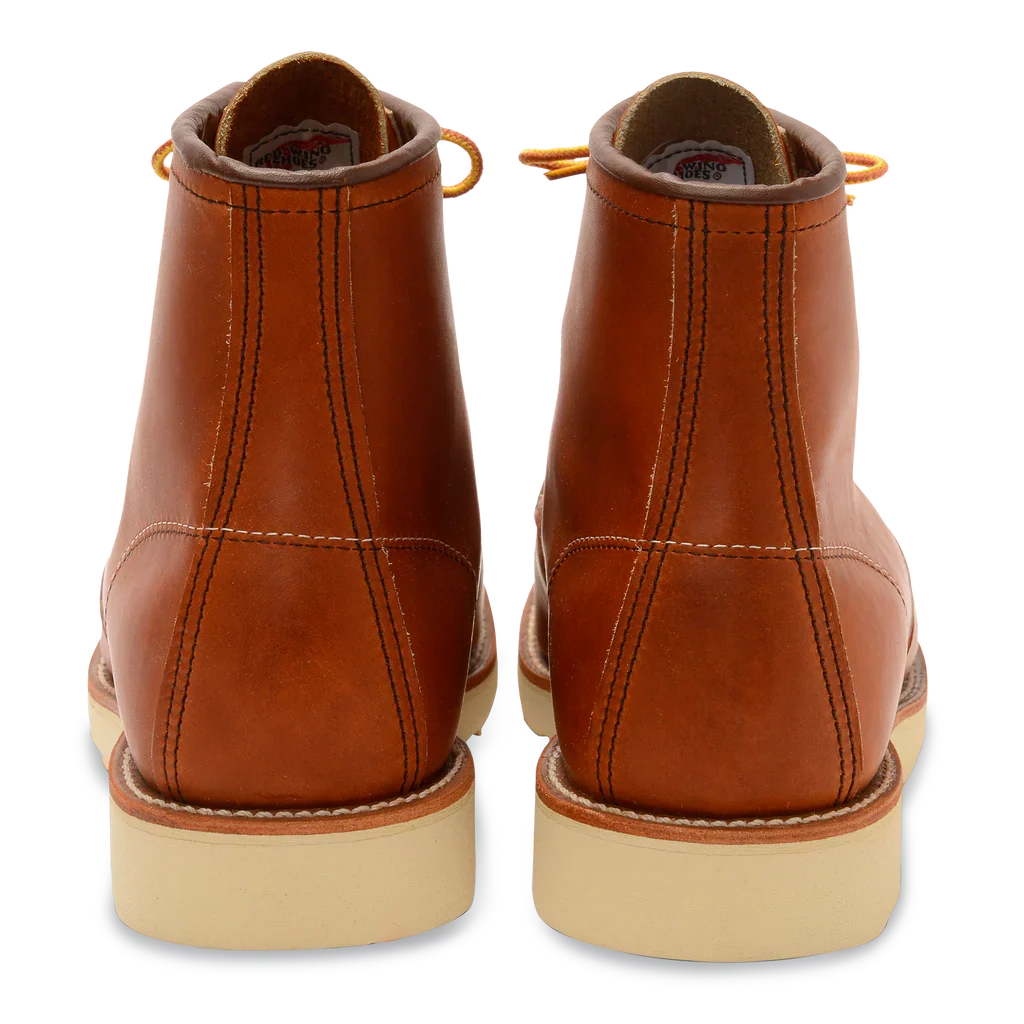 Men's Genuine Leather Moc Toe Boots - 4 Colors