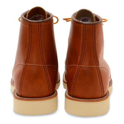 Men's Genuine Leather Moc Toe Boots - 4 Colors