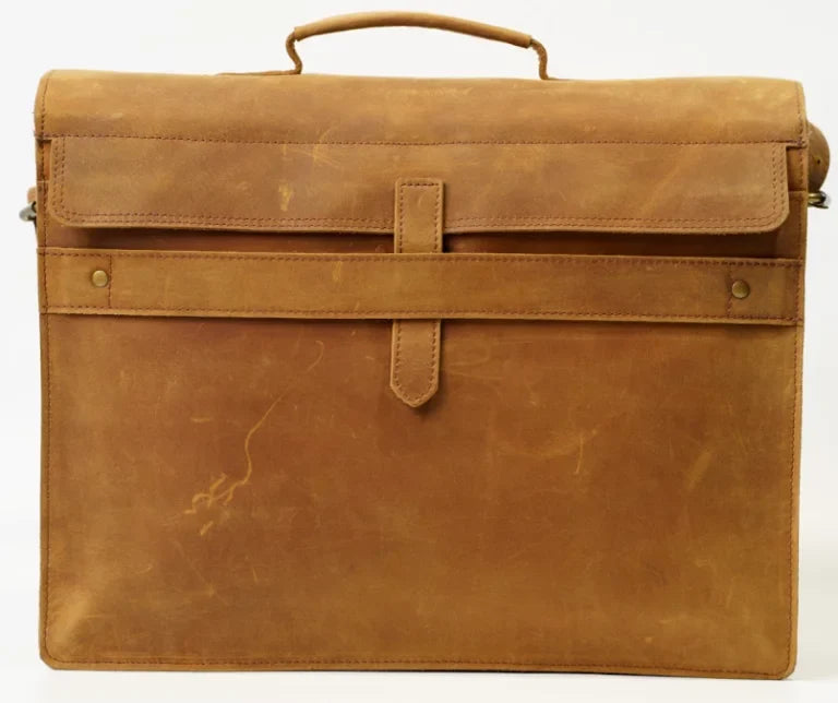 Premium Leather Laptop Bag - Bwok limited