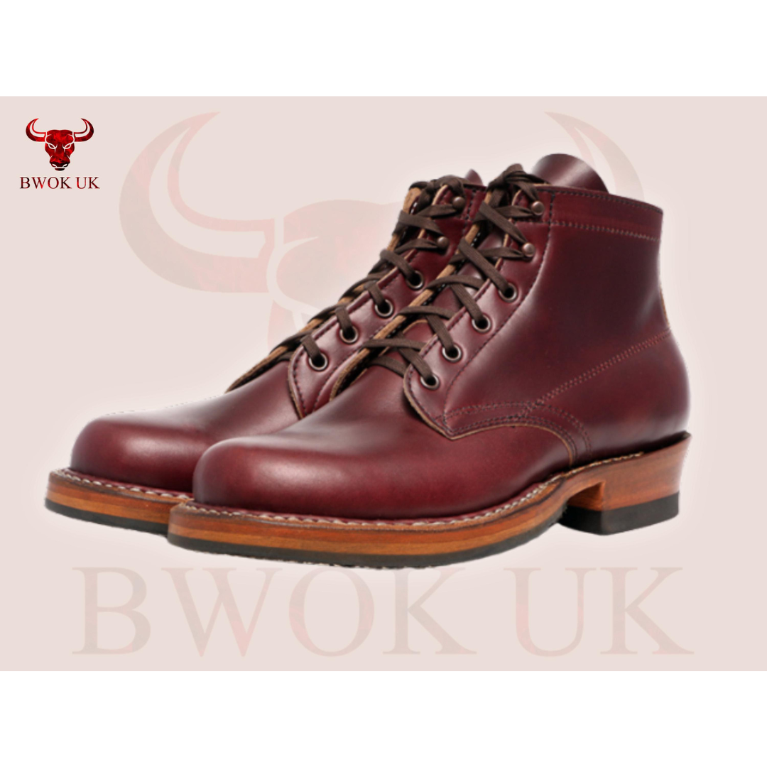 Men’s Burgundy Heritage Boots