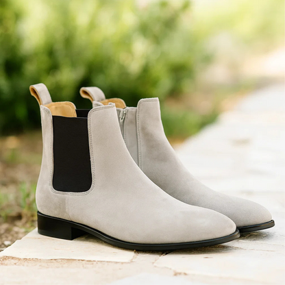 Handmade Suede Chelsea Boots