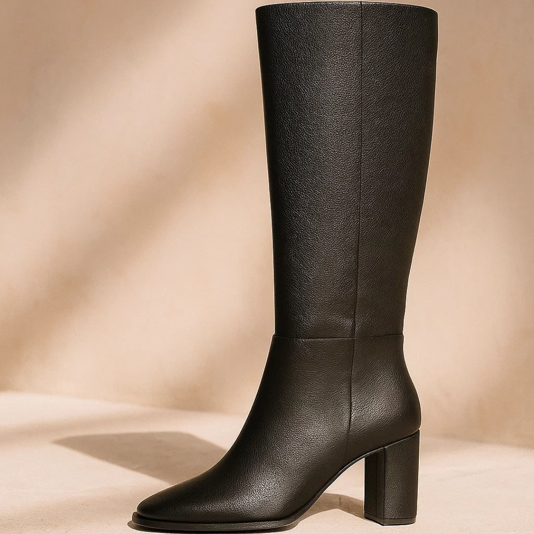 Long Knee-High Heeled Boots