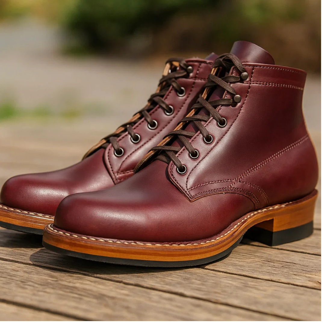 Men’s Burgundy Heritage Boots