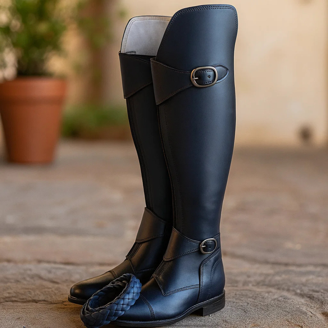 Tall Leather Riding Boots