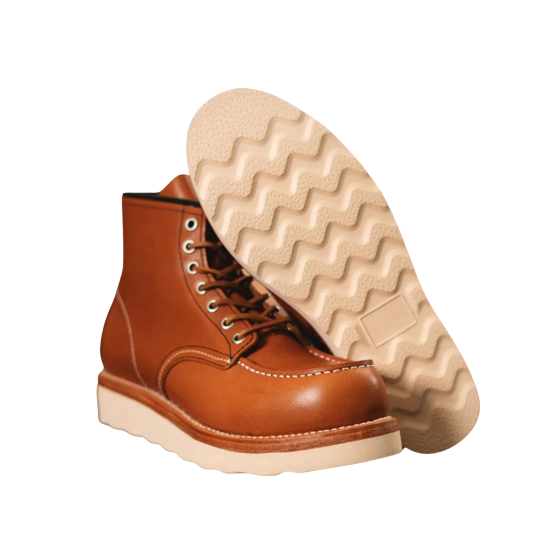 Moc Toe Leather Boots