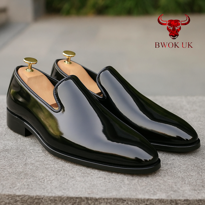 Classic Black Patent Loafer