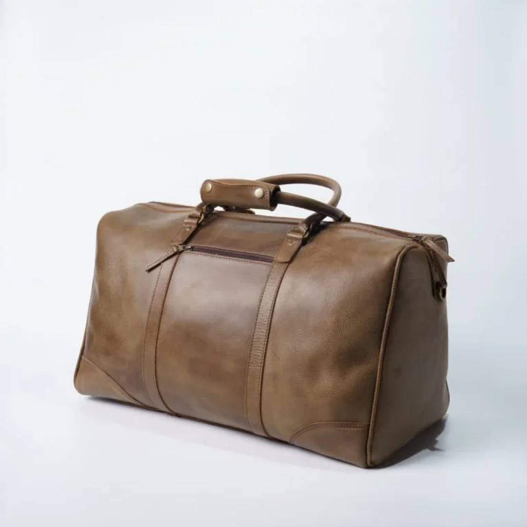 Premium Leather Duffel Bag