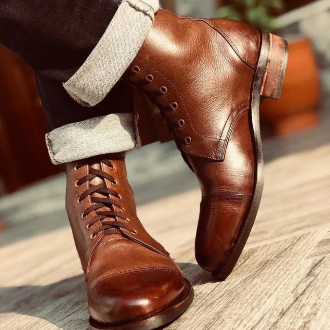 Half Long lace up Boots