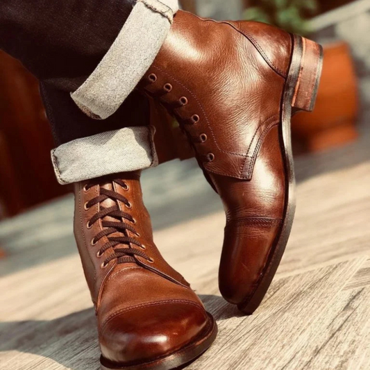 Half Long lace up Boots