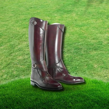 Leather Horse Riding Boots