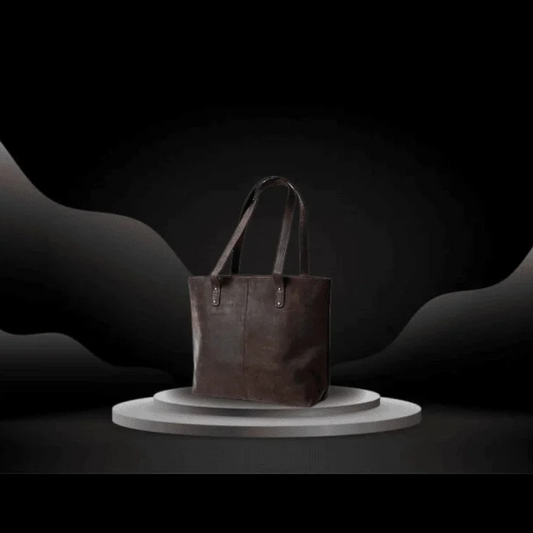 Brown Leather Tote Bag