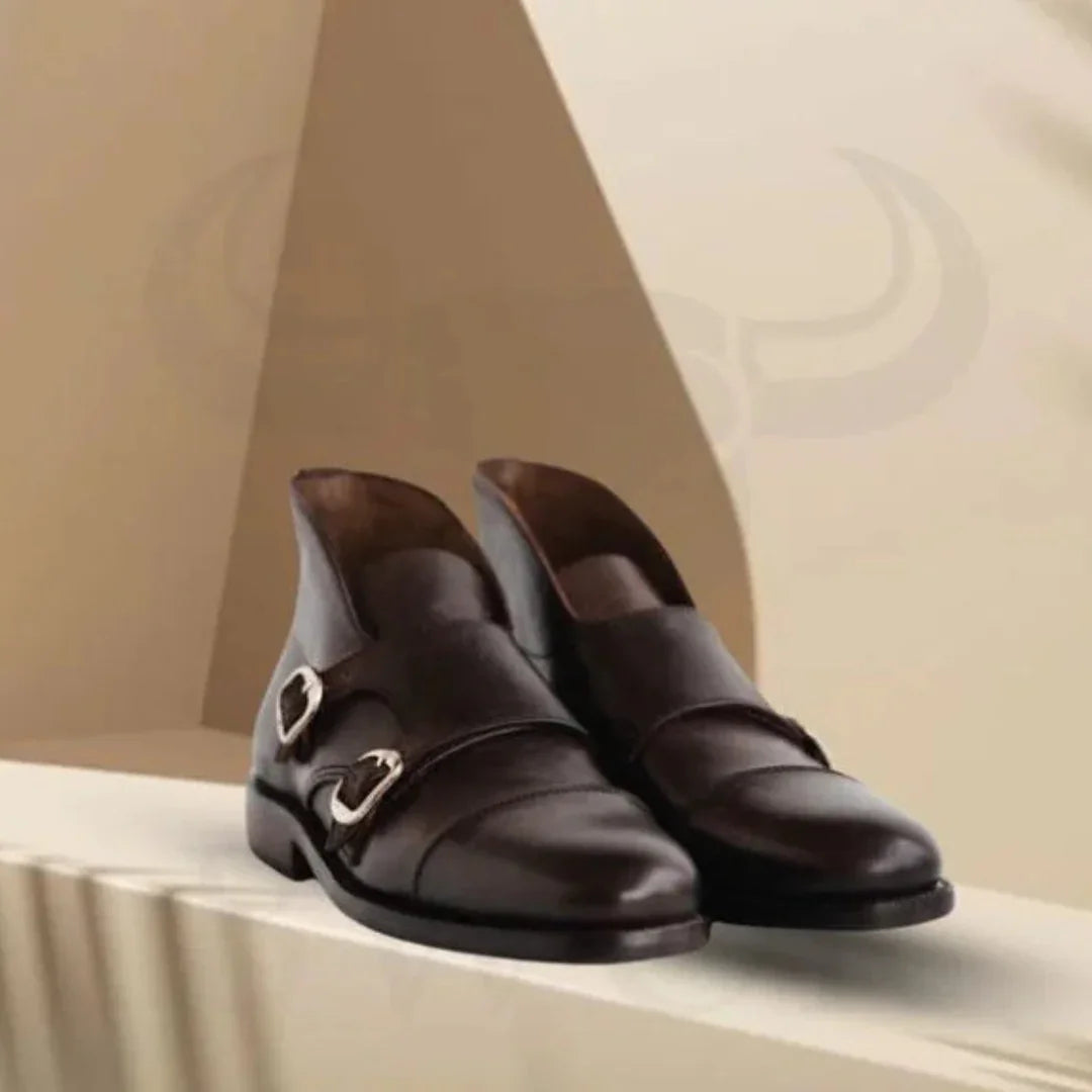 Men Double Monk Dress Shoes