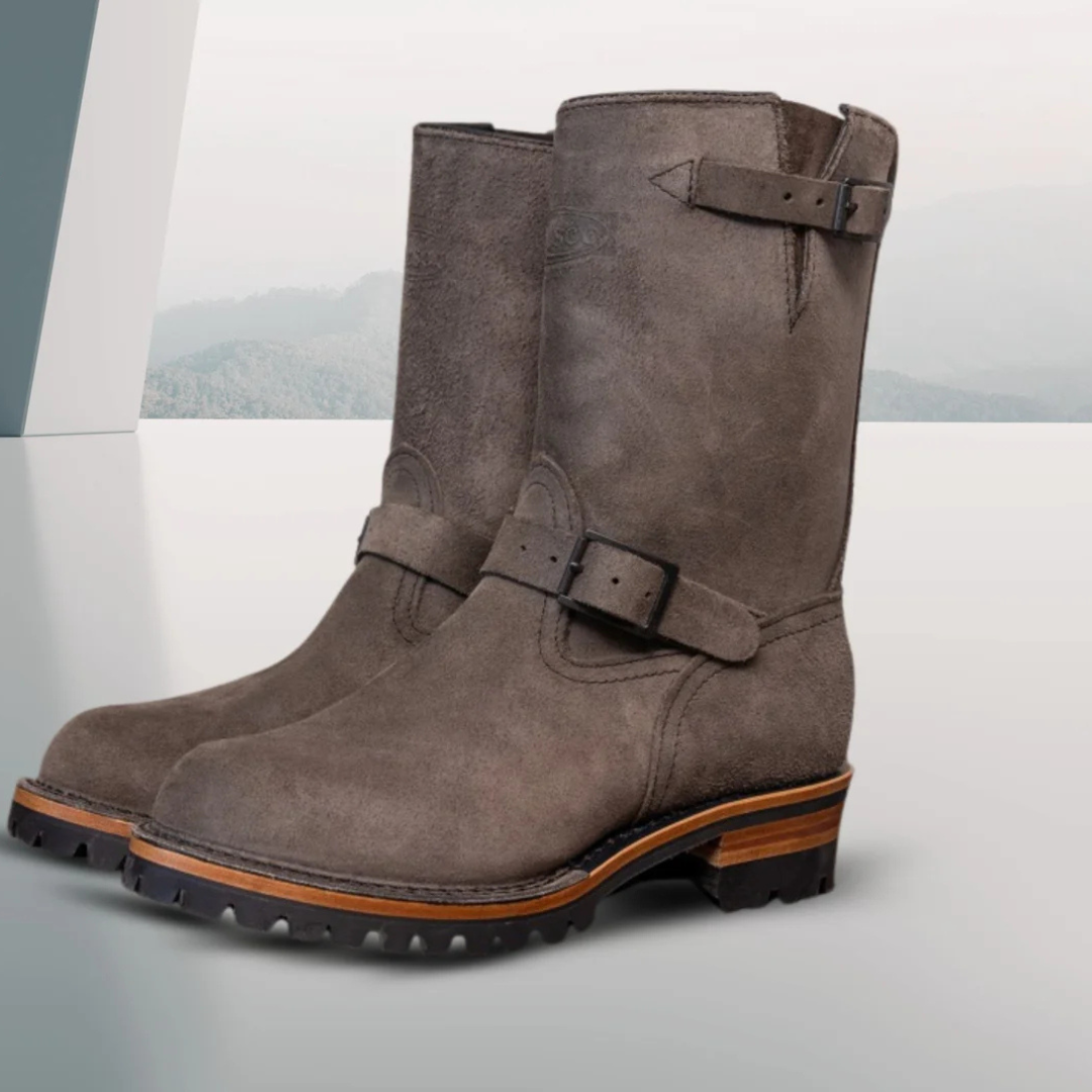 Men’s Grey Suede  Boots