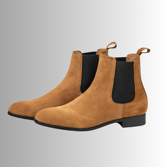 Brown Suede Chelsea Boots