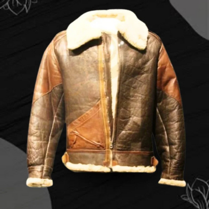 Vintage Aviator Shearling Jacket