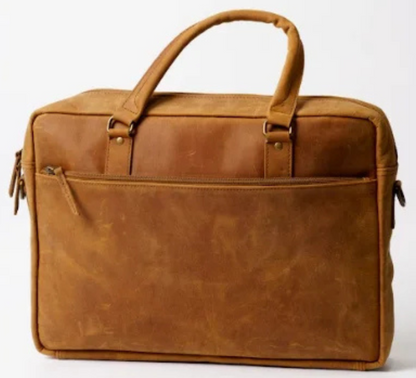Vintage Leather Messenger Bag