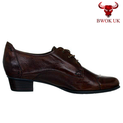 Handmade Brown Leather Oxford Shoes