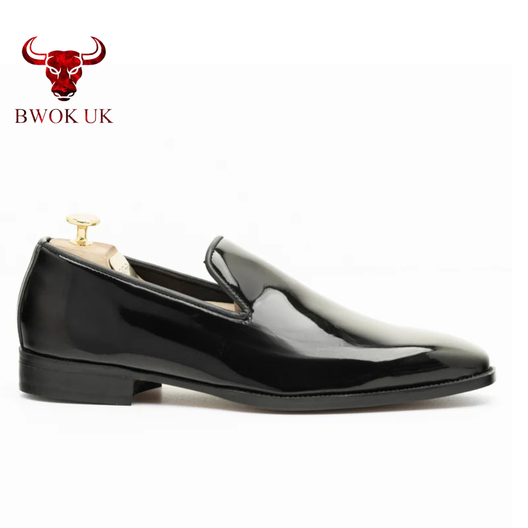 Classic Black Patent Loafer