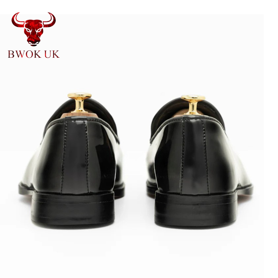 Classic Black Patent Loafer