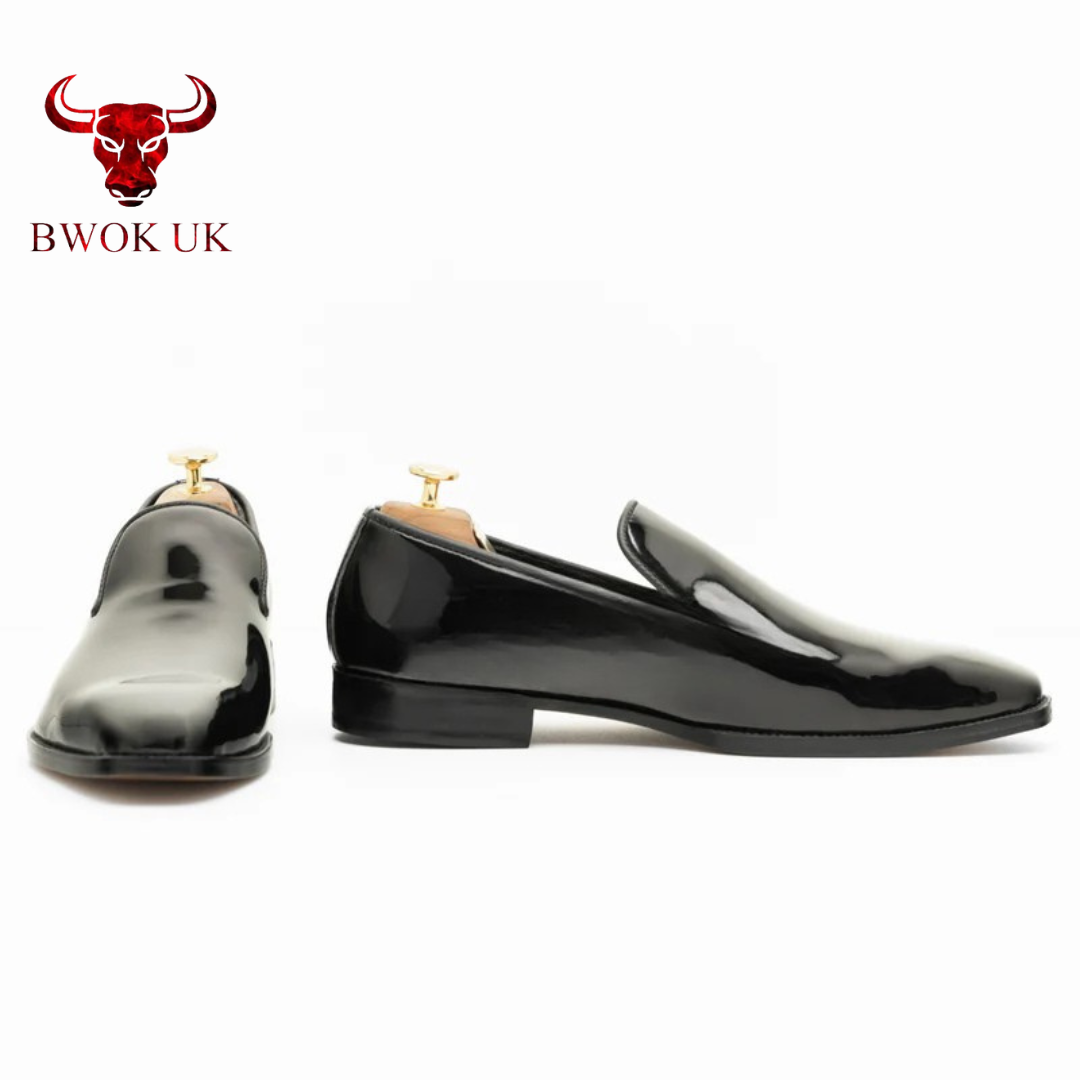 Classic Black Patent Loafer