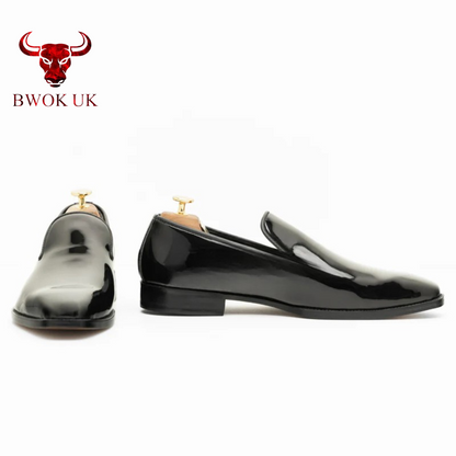 Classic Black Patent Loafer