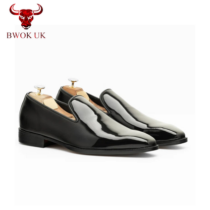 Classic Black Patent Loafer