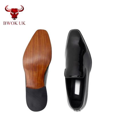 Classic Black Patent Loafer