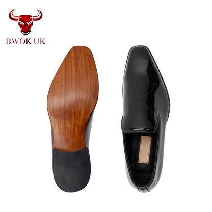 Classic Black Patent Loafer