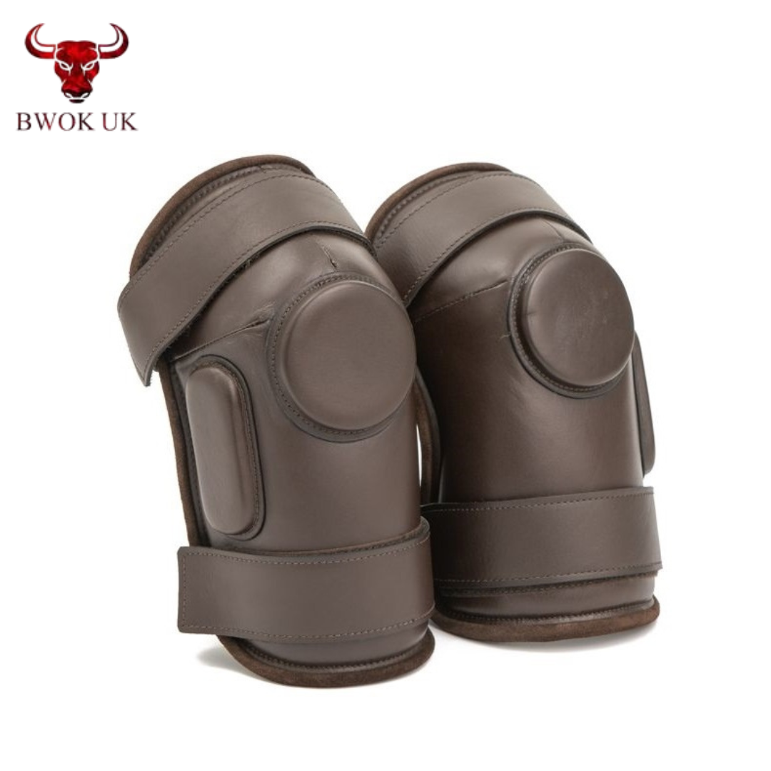 Brown  Leather Knee Pads