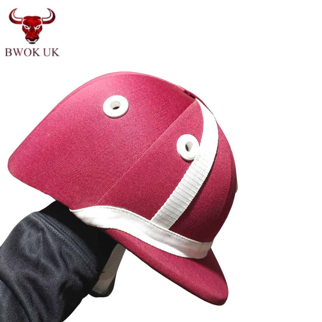 Maroon Polo Riding Helmet