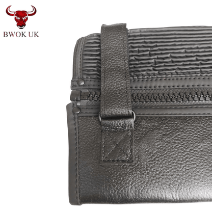 Black Leather Half Chaps - Bwok limited