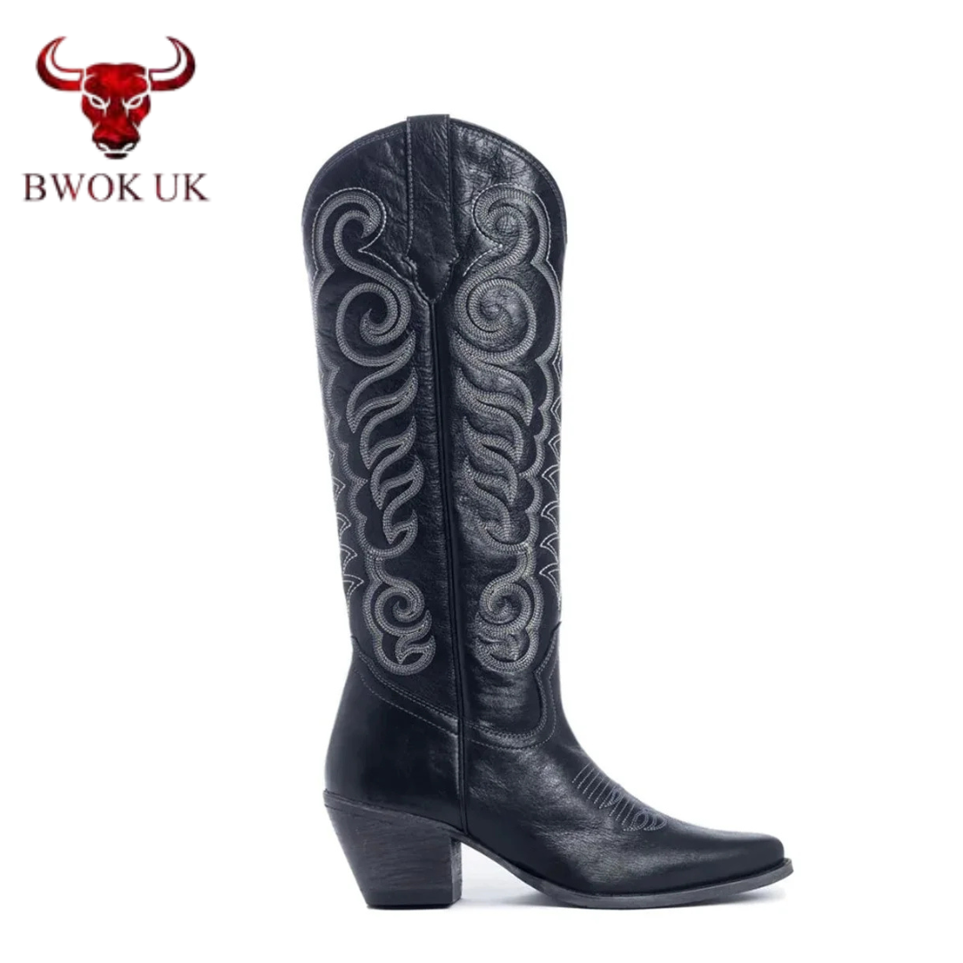 Leather Cowboy Boots