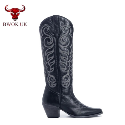 Leather Cowboy Boots