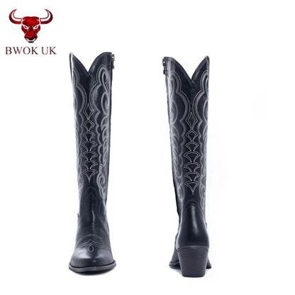 Leather Cowboy Boots