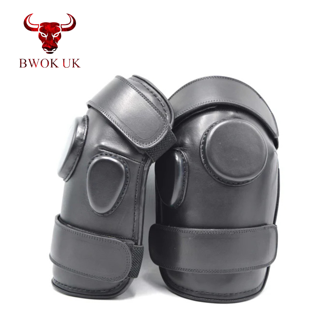 Leather Riding Knee Guard