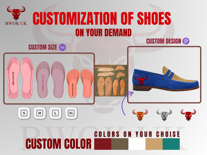 Two-Tone Suede Loafer