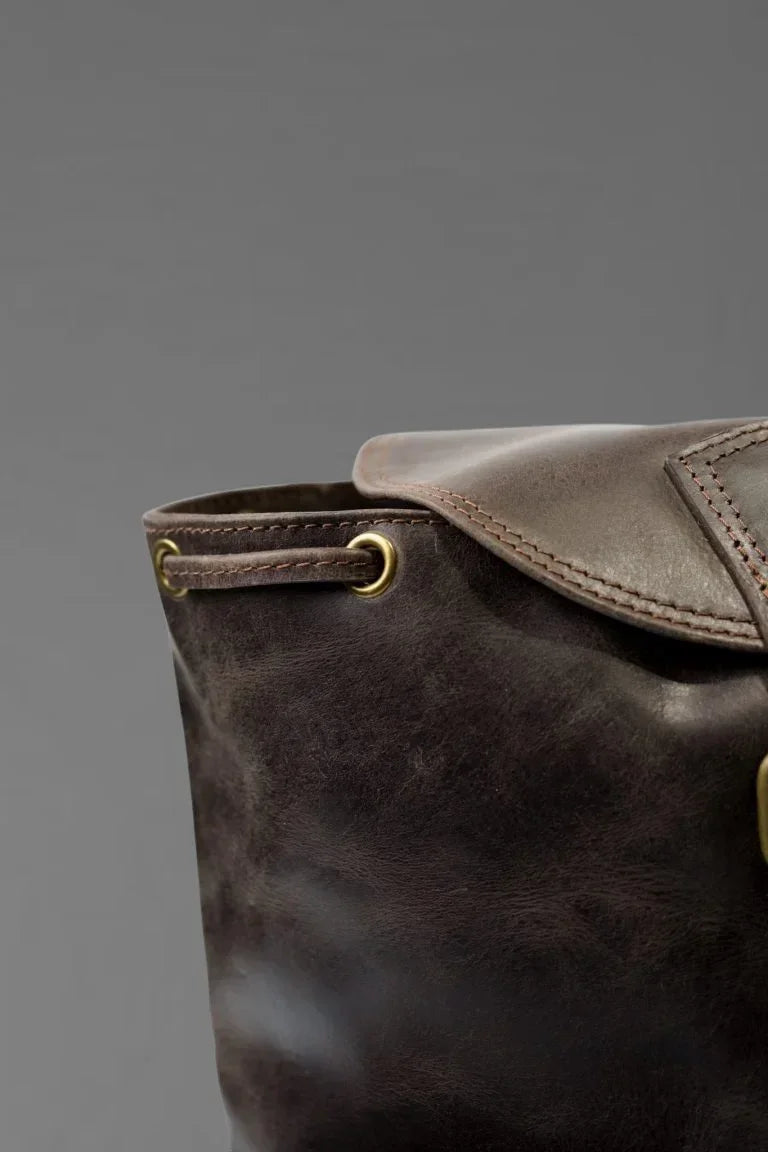 Dark Brown RuckSack - Bwok limited