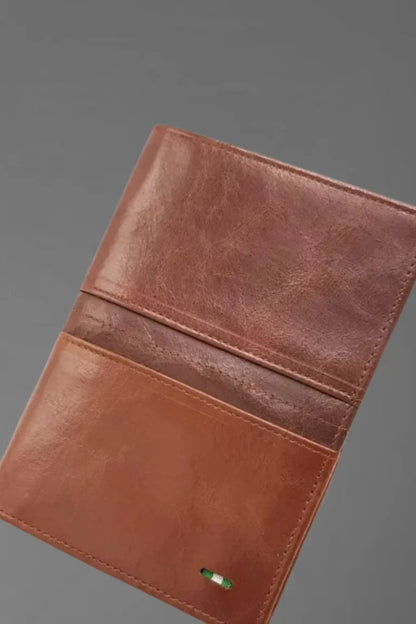 Compact Leather Cardholder - Bwok limited