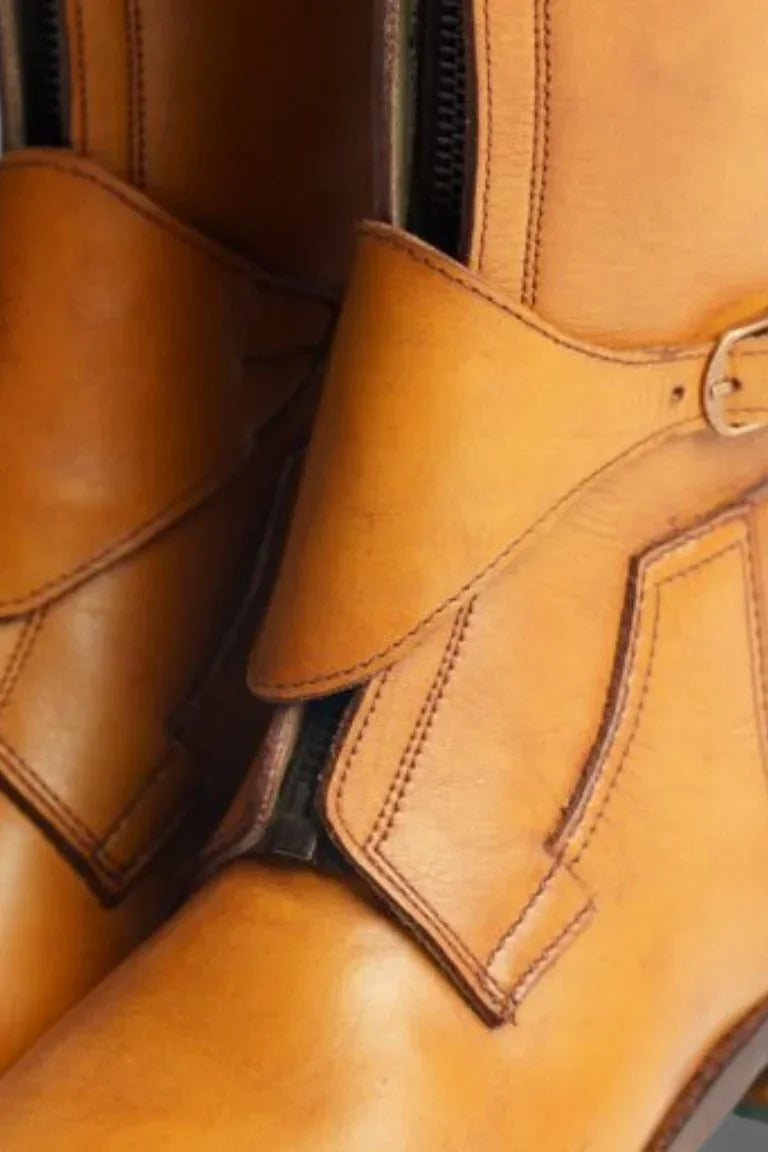 Leather Long Boot - Bwok limited
