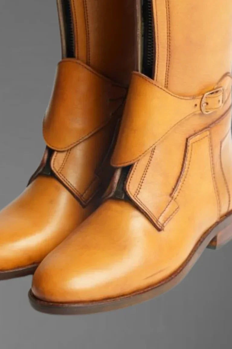 Leather Long Boot - Bwok limited