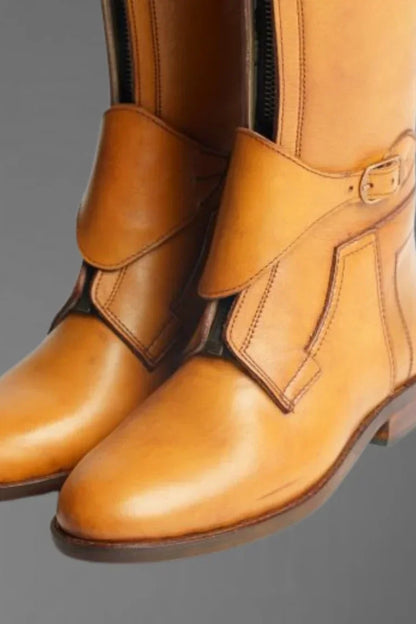 Leather Long Boot - Bwok limited