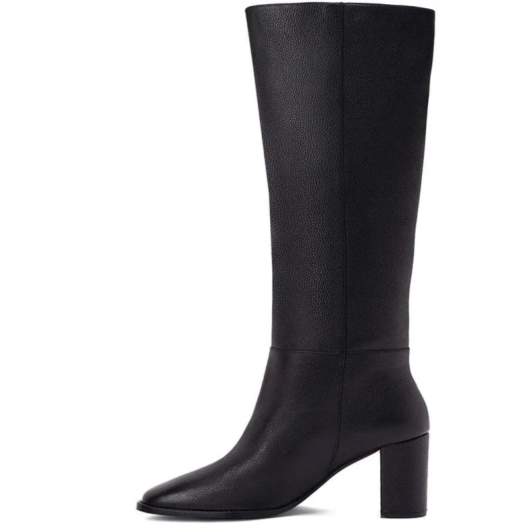 Long Knee-High Heeled Boots - Bwok limited
